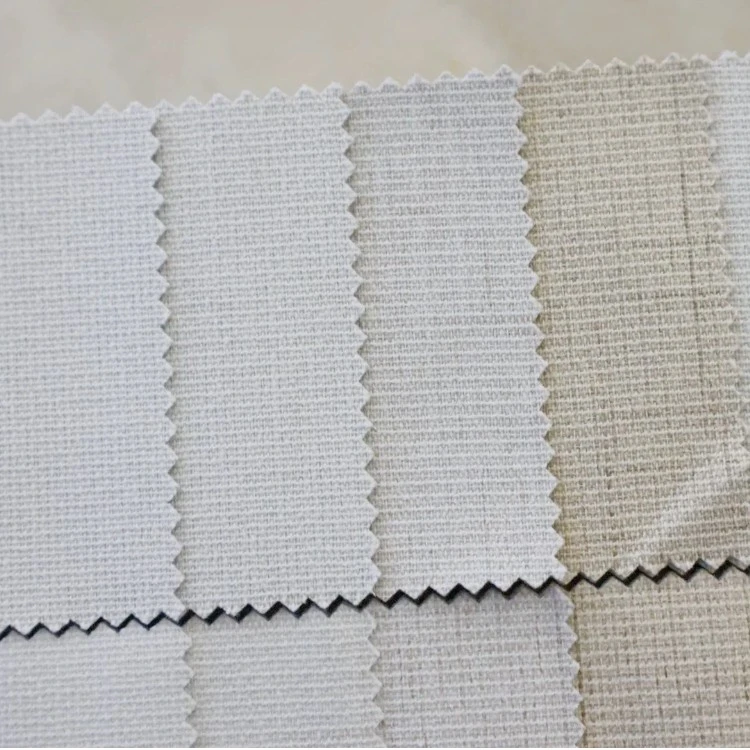 Full Blackout Linen Texture Polyester Curtain Fabric best Full Blackout Linen Texture Polyester Curtain Fabric best
